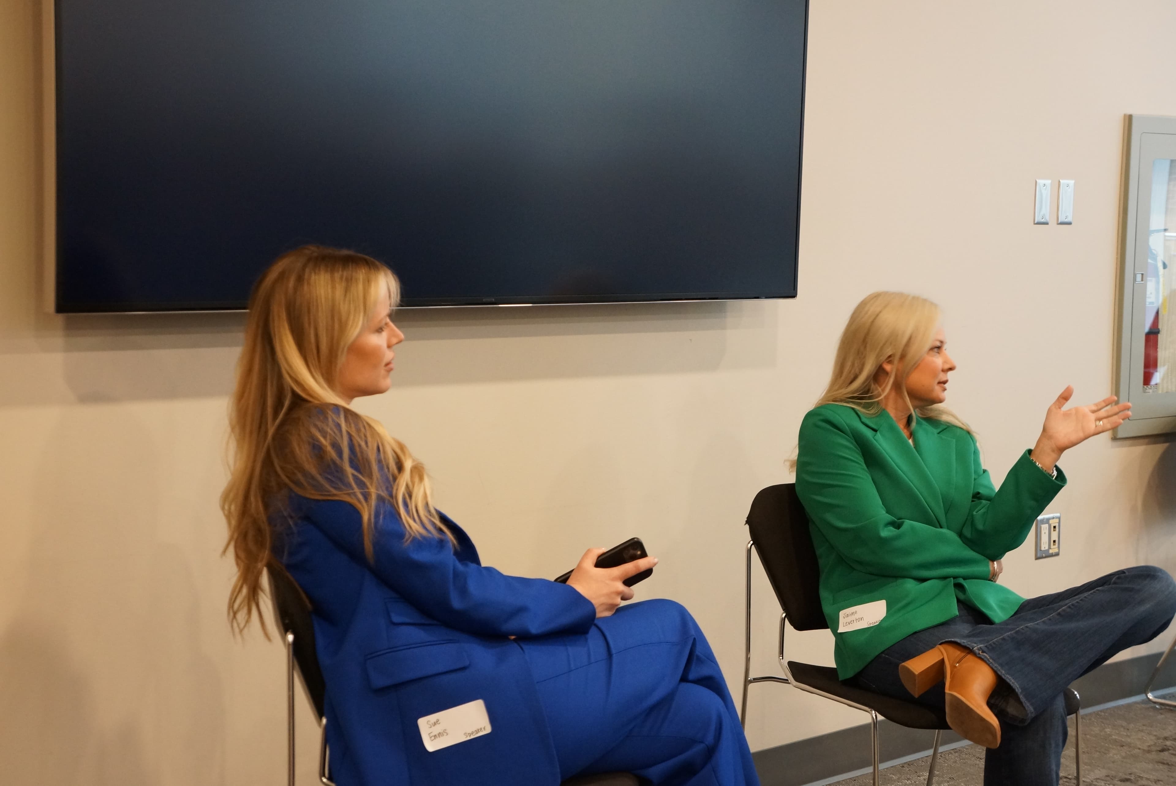 Speakers in a fireside chat at TYSIC