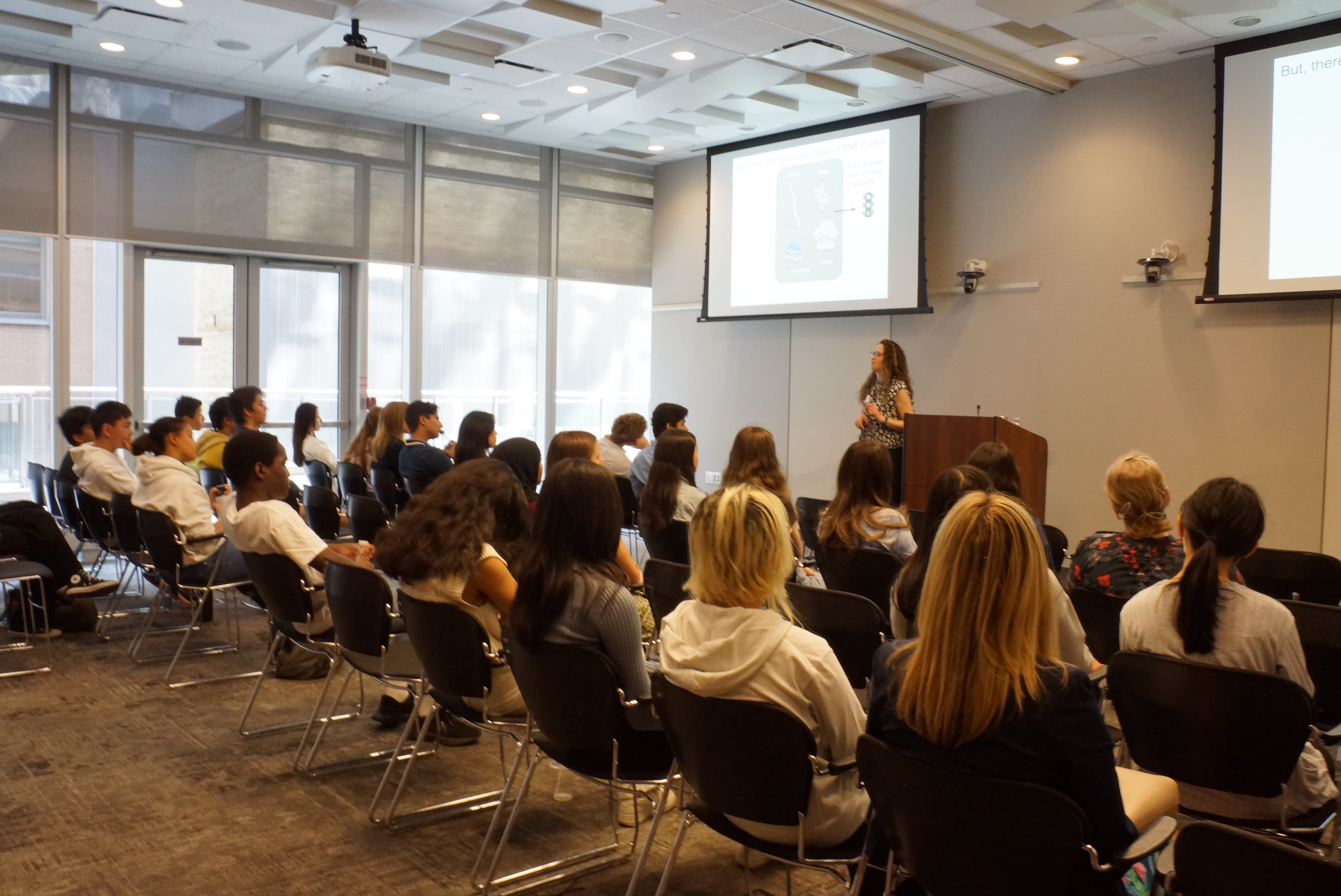 The audience during a TYSIC session