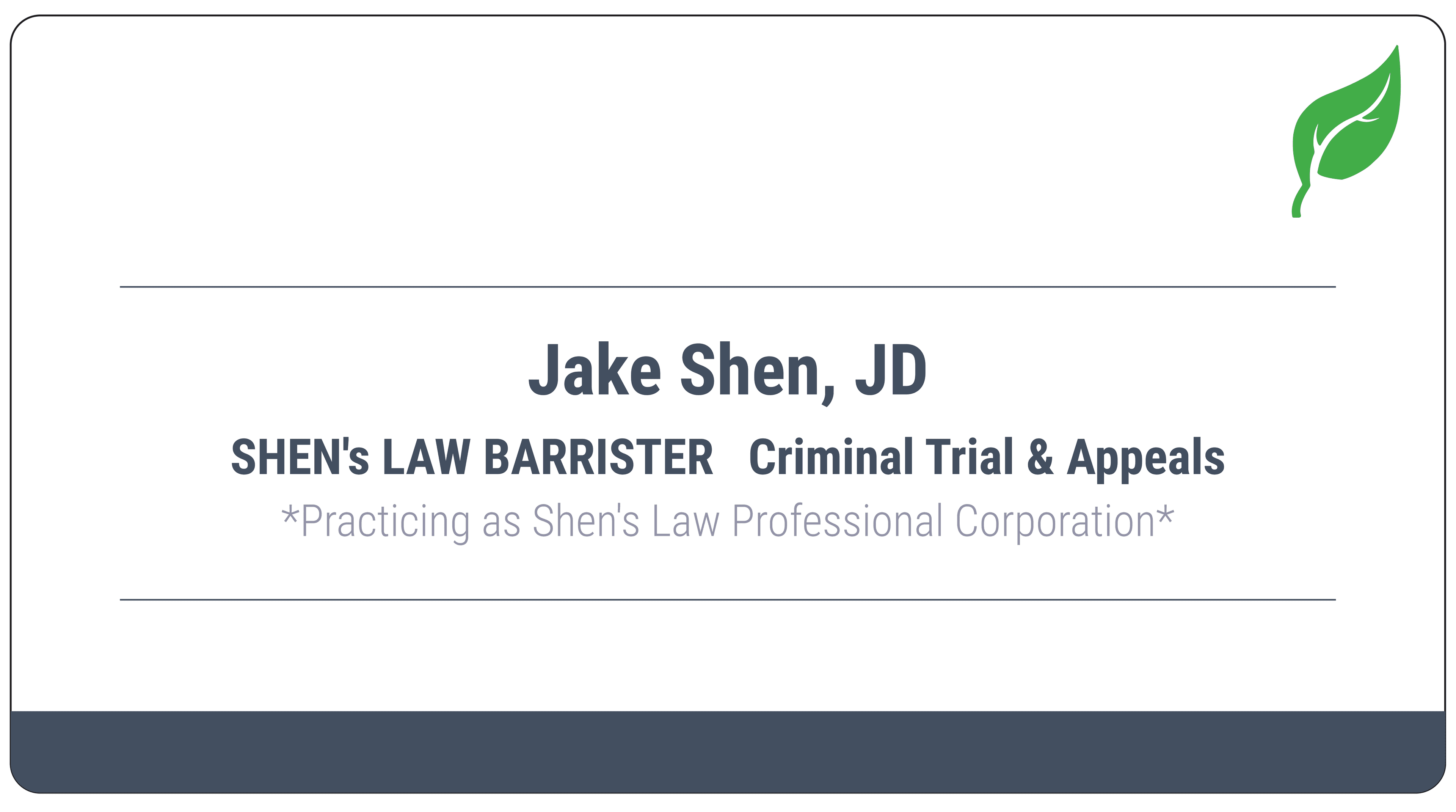 Jake Shen Law